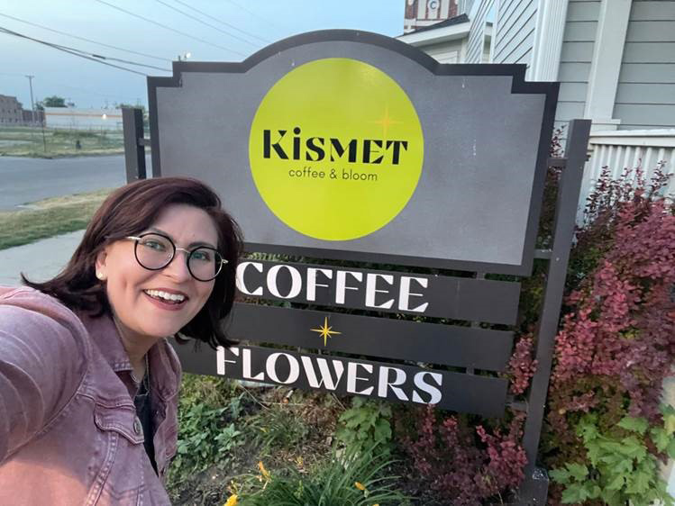 Krista Tedrow at Kismet Coffee